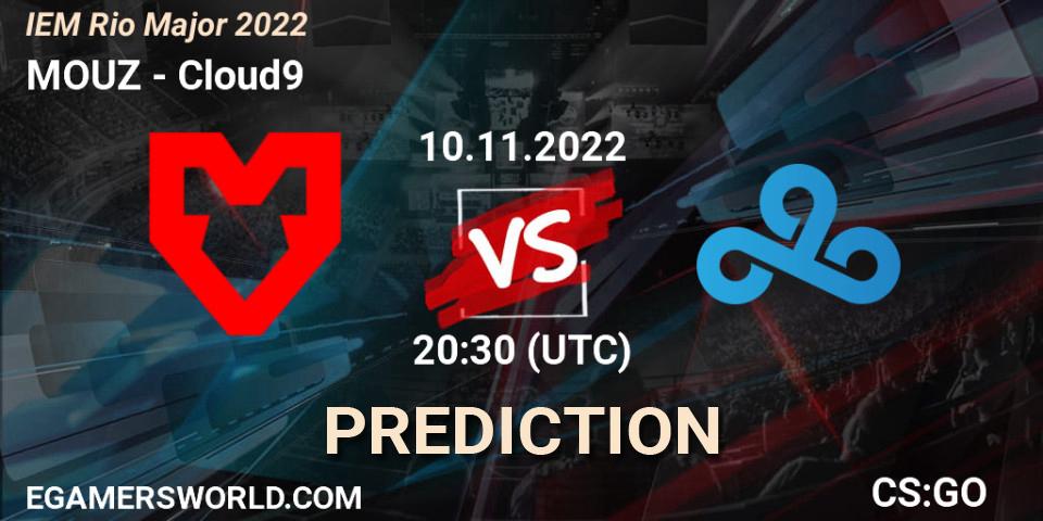MOUZ vs Cloud9: Match Prediction. 10.11.22, CS2 (CS:GO), IEM Rio Major 2022