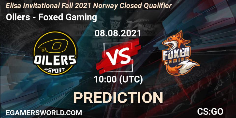 Oilers vs Foxed Gaming: Match Prediction. 08.08.2021 at 10:00, Counter-Strike (CS2), Elisa Invitational Fall 2021 Norway Closed Qualifier