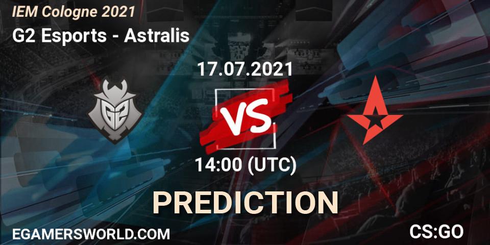 G2 Esports vs Astralis: Match Prediction. 17.07.21, CS2 (CS:GO), IEM Cologne 2021