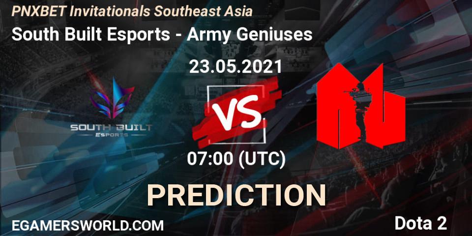 South Built Esports vs Army Geniuses: Match Prediction. 23.05.2021 at 07:22, Dota 2, PNXBET Invitationals Southeast Asia