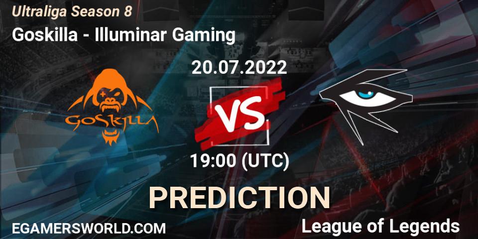 Goskilla vs Illuminar Gaming: Match Prediction. 20.07.2022 at 19:00, LoL, Ultraliga Season 8