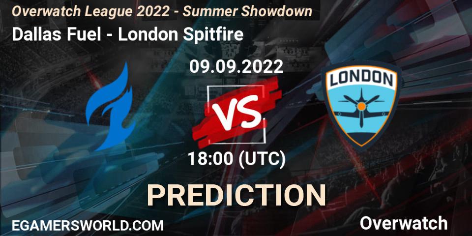 Dallas Fuel vs London Spitfire: Match Prediction. 09.09.22, Overwatch, Overwatch League 2022 - Summer Showdown
