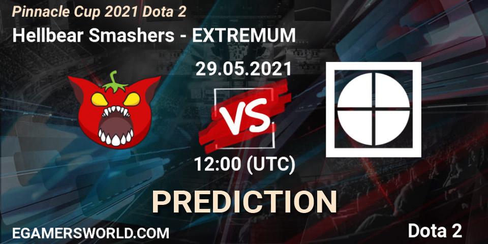Hellbear Smashers vs EXTREMUM: Match Prediction. 29.05.21, Dota 2, Pinnacle Cup 2021 Dota 2