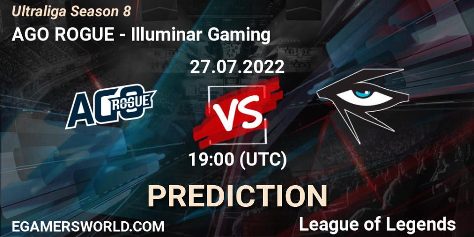 AGO ROGUE vs Illuminar Gaming: Match Prediction. 27.07.2022 at 20:00, LoL, Ultraliga Season 8