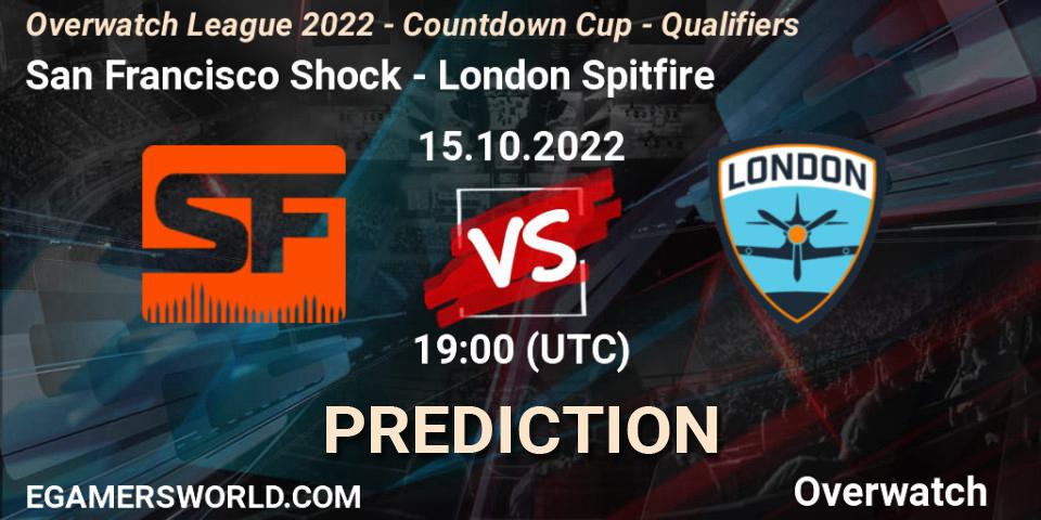 San Francisco Shock vs London Spitfire: Match Prediction. 15.10.22, Overwatch, Overwatch League 2022 - Countdown Cup - Qualifiers