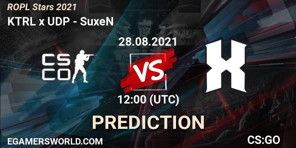 KTRL Knights vs SuxeN: Match Prediction. 28.08.2021 at 12:00, Counter-Strike (CS2), ROPL Stars 2021