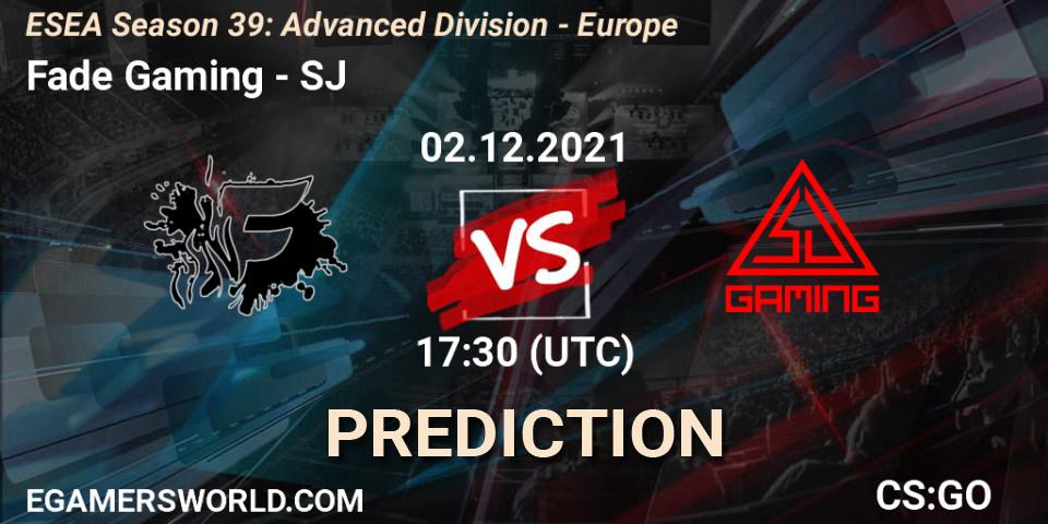 Fade Gaming vs SJ: Match Prediction. 02.12.21, CS2 (CS:GO), ESEA Season 39: Advanced Division - Europe