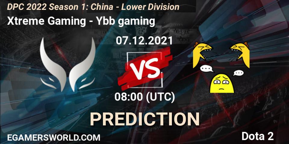 Xtreme Gaming vs Ybb gaming: Match Prediction. 07.12.2021 at 07:53, Dota 2, DPC 2022 Season 1: China - Lower Division