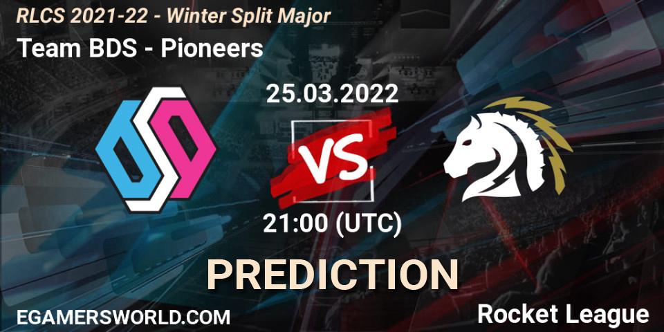 Team BDS vs Pioneers: Match Prediction. 25.03.22, Rocket League, RLCS 2021-22 - Winter Split Major