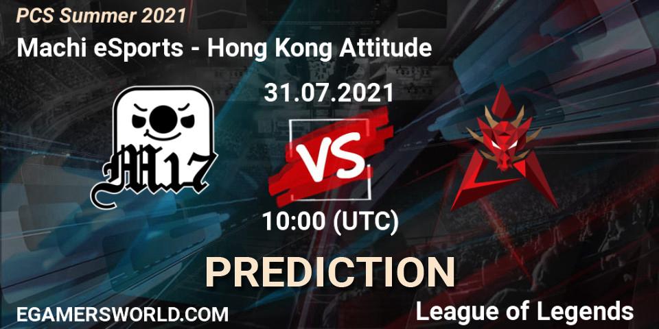 Machi eSports vs Hong Kong Attitude: Match Prediction. 31.07.21, LoL, PCS Summer 2021