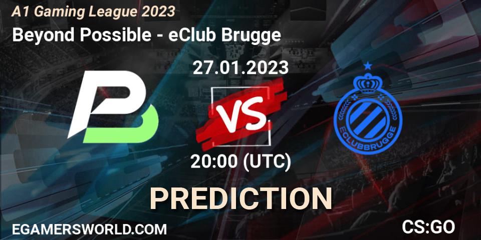 Beyond Possible vs eClub Brugge: Match Prediction. 27.01.2023 at 20:30, Counter-Strike (CS2), A1 Gaming League 2023