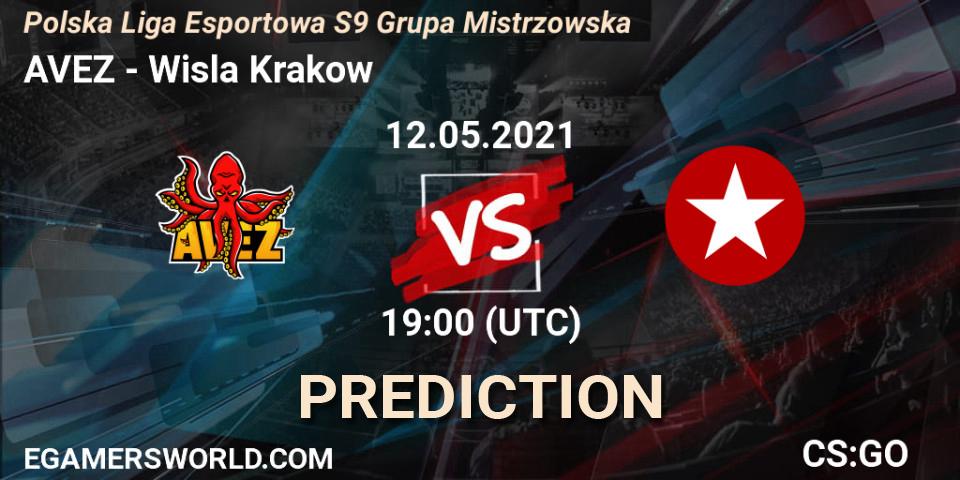 AVEZ vs Wisla Krakow: Match Prediction. 12.05.21, CS2 (CS:GO), Polska Liga Esportowa S9 Grupa Mistrzowska
