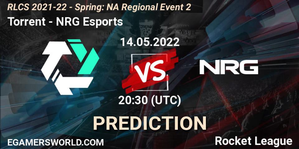 Torrent vs NRG Esports: Match Prediction. 14.05.22, Rocket League, RLCS 2021-22 - Spring: NA Regional Event 2