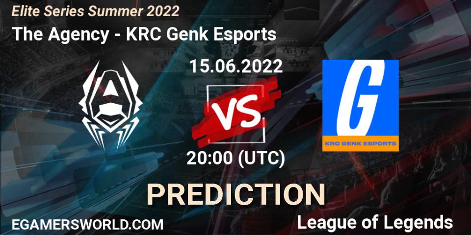 The Agency vs KRC Genk Esports: Match Prediction. 15.06.2022 at 20:00, LoL, Elite Series Summer 2022