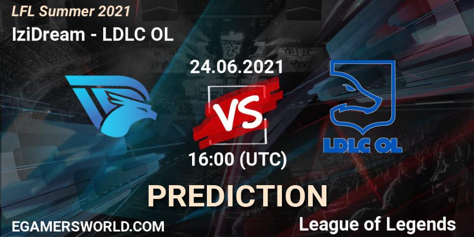 IziDream vs LDLC OL: Match Prediction. 24.06.2021 at 16:00, LoL, LFL Summer 2021