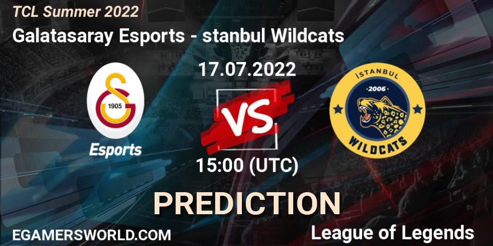 Galatasaray Esports vs İstanbul Wildcats: Match Prediction. 17.07.22, LoL, TCL Summer 2022