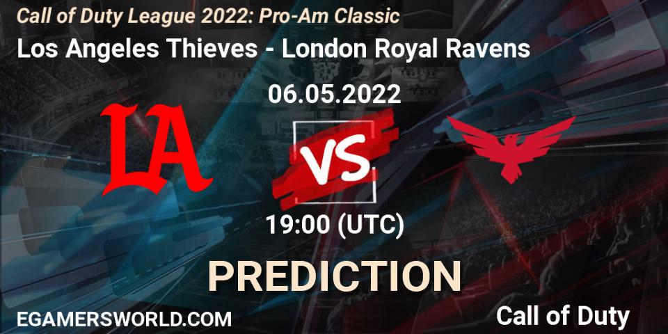 Los Angeles Thieves vs London Royal Ravens: Match Prediction. 06.05.22, Call of Duty, Call of Duty League 2022: Pro-Am Classic
