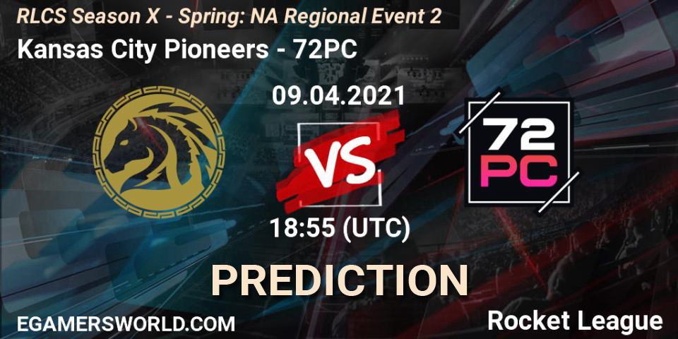 Kansas City Pioneers vs 72PC: Match Prediction. 09.04.2021 at 18:55, Rocket League, RLCS Season X - Spring: NA Regional Event 2