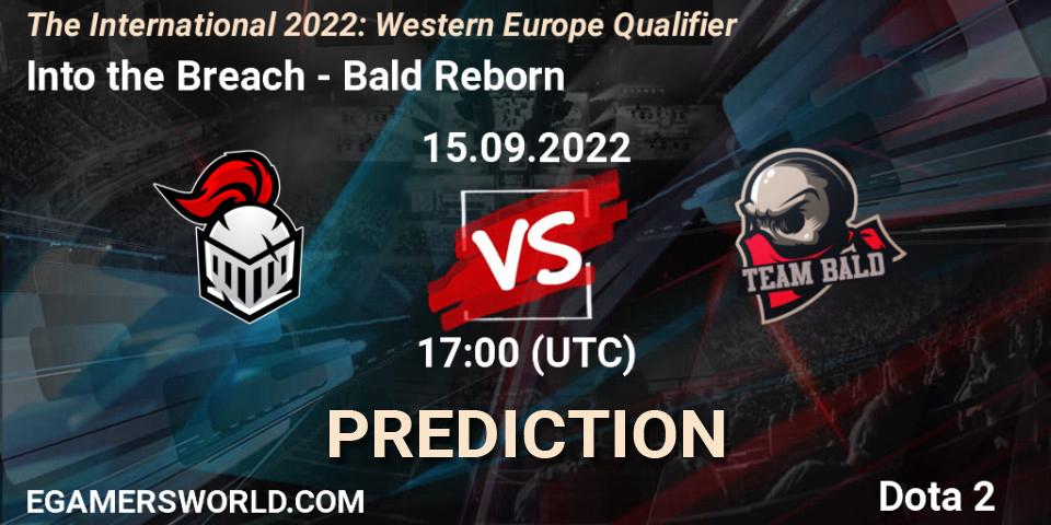 Into the Breach vs Bald Reborn: Match Prediction. 15.09.22, Dota 2, The International 2022: Western Europe Qualifier