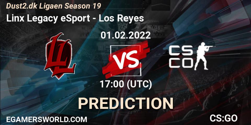 Linx Legacy eSport vs Los Reyes: Match Prediction. 01.02.2022 at 17:00, Counter-Strike (CS2), Dust2.dk Ligaen Season 19