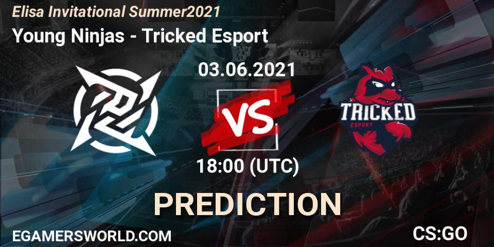 Young Ninjas vs Tricked Esport: Match Prediction. 04.06.2021 at 15:00, Counter-Strike (CS2), Elisa Invitational Summer 2021