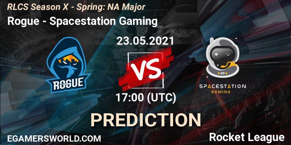 Rogue vs Spacestation Gaming: Match Prediction. 23.05.2021 at 17:00, Rocket League, RLCS Season X - Spring: NA Major
