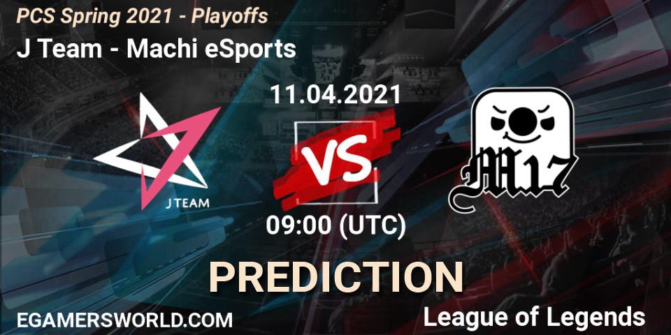 J Team vs Machi eSports: Match Prediction. 11.04.2021 at 09:00, LoL, PCS Spring 2021 - Playoffs