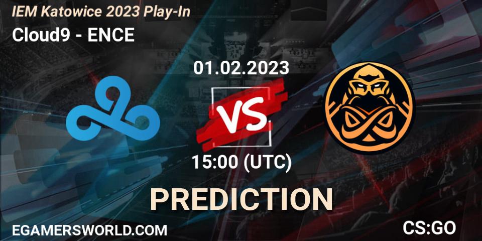 Cloud9 vs ENCE: Match Prediction. 01.02.23, CS2 (CS:GO), IEM Katowice 2023 Play-In