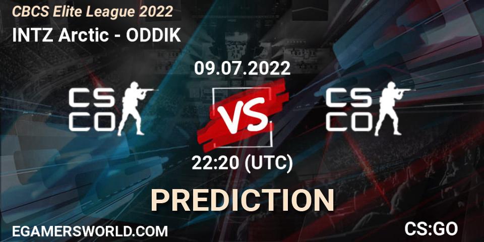 INTZ Arctic vs ODDIK: Match Prediction. 10.07.2022 at 00:00, Counter-Strike (CS2), CBCS Elite League 2022