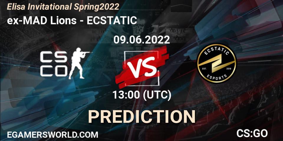 ex-MAD Lions vs ECSTATIC: Match Prediction. 09.06.2022 at 13:00, Counter-Strike (CS2), Elisa Invitational Spring 2022