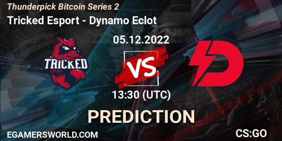 Tricked Esport vs Dynamo Eclot: Match Prediction. 05.12.2022 at 13:40, Counter-Strike (CS2), Thunderpick Bitcoin Series 2