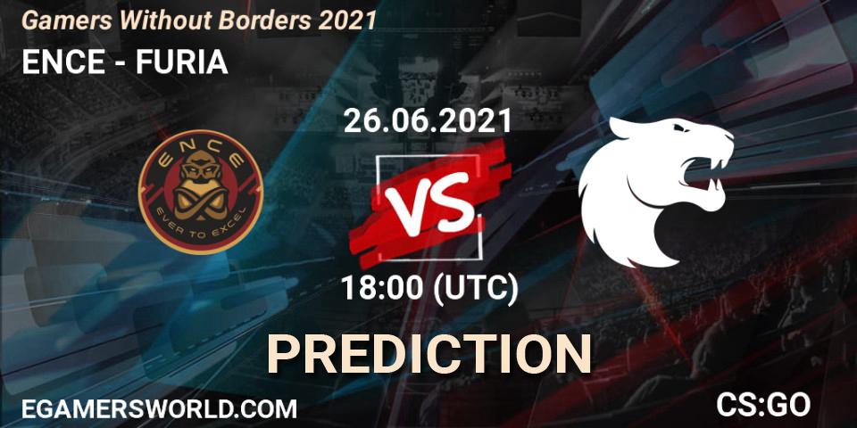 ENCE vs FURIA: Match Prediction. 26.06.2021 at 18:25, Counter-Strike (CS2), Gamers Without Borders 2021