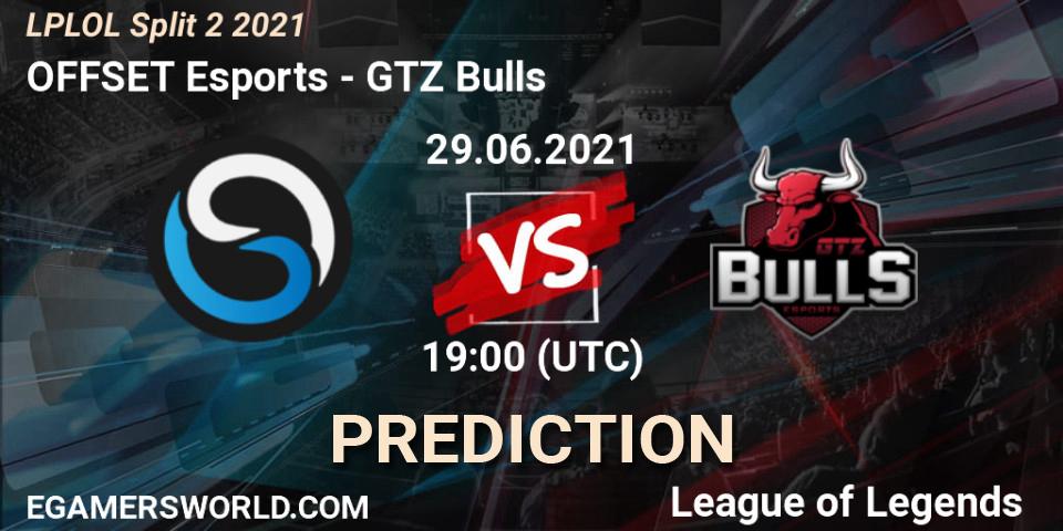 OFFSET Esports vs GTZ Bulls: Match Prediction. 29.06.2021 at 19:00, LoL, LPLOL Split 2 2021