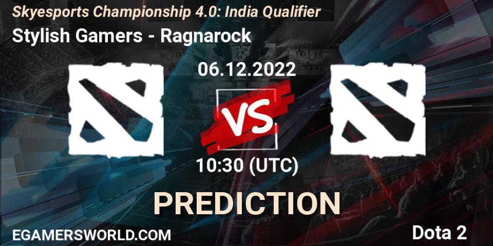 Stylish Gamers vs Ragnarock: Match Prediction. 06.12.2022 at 10:13, Dota 2, Skyesports Championship 4.0: India Qualifier