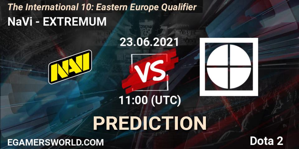 NaVi vs EXTREMUM: Match Prediction. 23.06.21, Dota 2, The International 10: Eastern Europe Qualifier