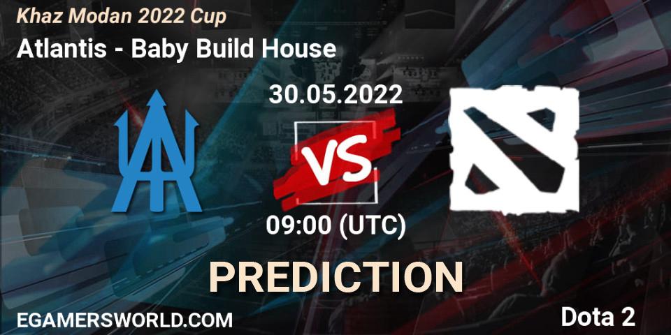 Atlantis vs Baby Build House: Match Prediction. 30.05.2022 at 09:39, Dota 2, Khaz Modan 2022 Cup