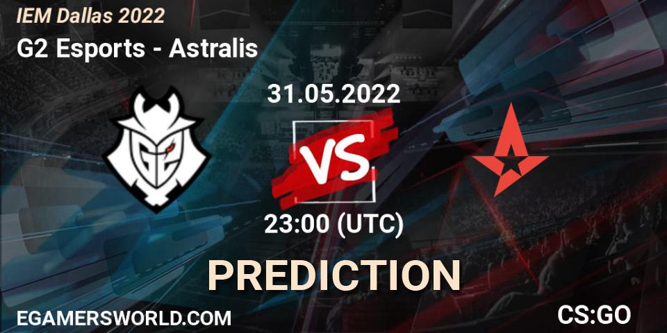 G2 Esports vs Astralis: Match Prediction. 31.05.22, CS2 (CS:GO), IEM Dallas 2022