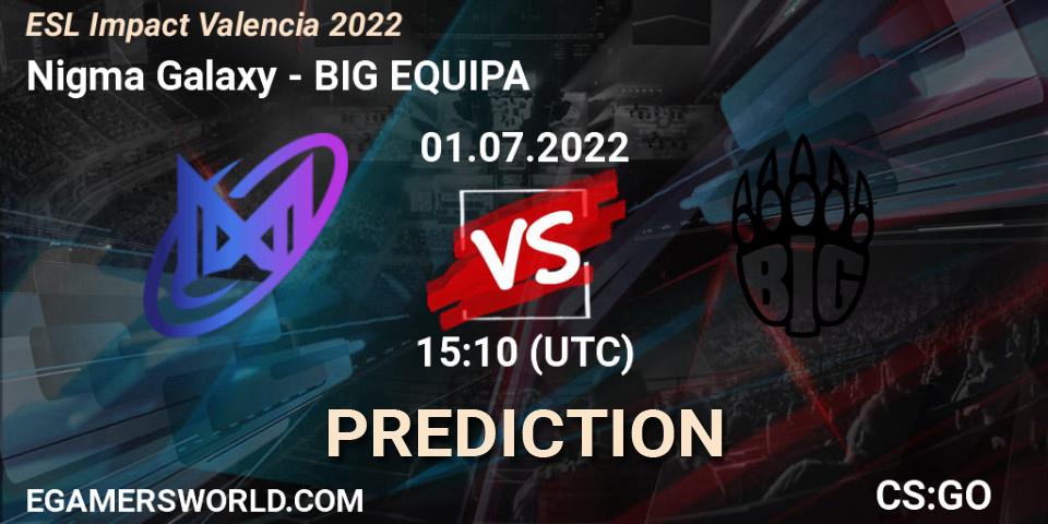 Galaxy Racer Female vs BIG EQUIPA: Match Prediction. 01.07.22, CS2 (CS:GO), ESL Impact Valencia 2022
