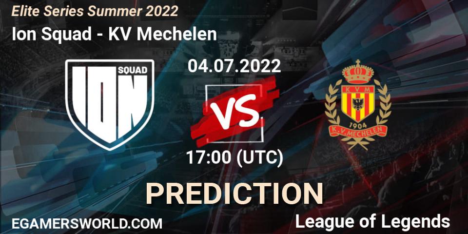 Ion Squad vs KV Mechelen: Match Prediction. 04.07.2022 at 17:00, LoL, Elite Series Summer 2022