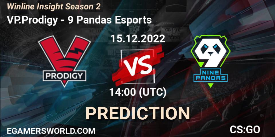 VP.Prodigy vs 9 Pandas Esports: Match Prediction. 15.12.2022 at 14:30, Counter-Strike (CS2), Winline Insight Season 2