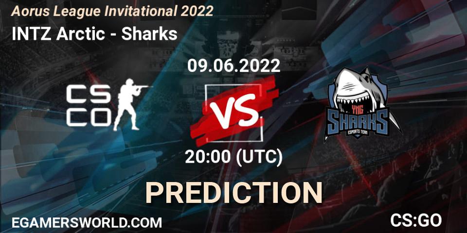 INTZ Arctic vs Sharks: Match Prediction. 09.06.22, CS2 (CS:GO), Aorus League Invitational 2022