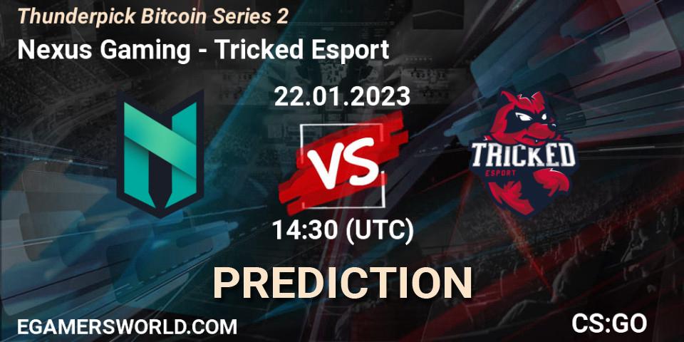 Nexus Gaming vs Tricked Esport: Match Prediction. 22.01.2023 at 14:30, Counter-Strike (CS2), Thunderpick Bitcoin Series 2