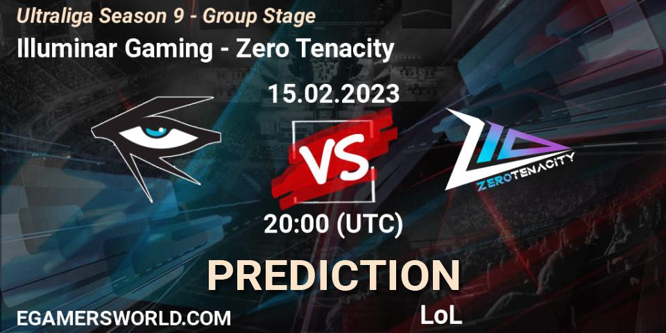 Illuminar Gaming vs Zero Tenacity: Match Prediction. 21.02.23, LoL, Ultraliga Season 9 - Group Stage
