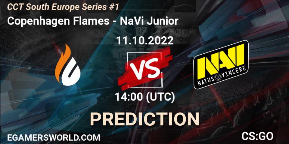 Copenhagen Flames vs NaVi Junior: Match Prediction. 11.10.2022 at 14:10, Counter-Strike (CS2), CCT South Europe Series #1