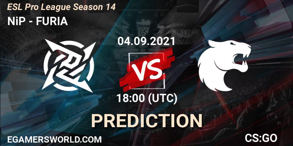 NiP vs FURIA: Match Prediction. 04.09.2021 at 18:00, Counter-Strike (CS2), ESL Pro League Season 14