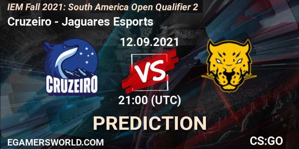 Cruzeiro vs Jaguares Esports: Match Prediction. 12.09.2021 at 21:10, Counter-Strike (CS2), IEM Fall 2021: South America Open Qualifier 2