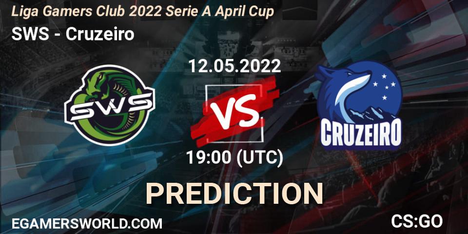 SWS vs Cruzeiro: Match Prediction. 12.05.2022 at 19:00, Counter-Strike (CS2), Liga Gamers Club 2022 Serie A April Cup