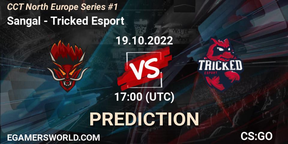 Sangal vs Tricked Esport: Match Prediction. 19.10.22, CS2 (CS:GO), CCT North Europe Series #1