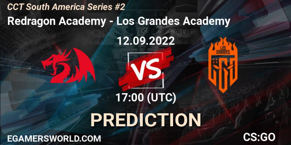Redragon Academy vs Los Grandes Academy: Match Prediction. 12.09.2022 at 17:00, Counter-Strike (CS2), CCT South America Series #2