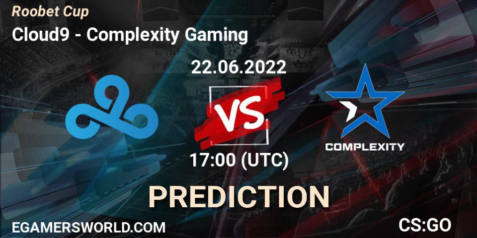 Cloud9 vs Complexity Gaming: Match Prediction. 22.06.2022 at 17:00, Counter-Strike (CS2), Roobet Cup